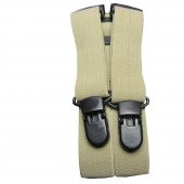 çocuk pantolon askısı bej rengi unisex model - 1