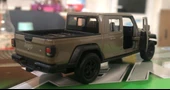 Oyuncak Metal Model Jeep 1 / 36 Çek Bırak Yeşil Rubicon Gladiatör - 3