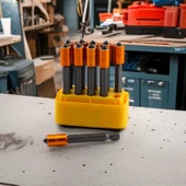 10 Adet Mıknatıslı Bits Uç PZ2 65 mm Renkli Vida Tutucu Sökme Yıldız Matkap Vidalama Ucu S2 Çeliği thumbnail 5