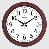 Dekoratif Duvar Saati Eskitme Bordo 45 CM - 1