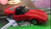 Oyuncak Metal Model Araba 1 / 36 Çek Bırak 1982 Corvette Coupe Kırmızı - 4