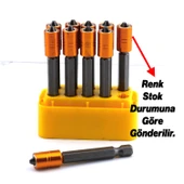 10 Adet Mıknatıslı Bits Uç PZ2 65 mm Renkli Vida Tutucu Sökme Yıldız Matkap Vidalama Ucu S2 Çeliği thumbnail 4