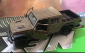 Oyuncak Metal Model Jeep 1 / 36 Çek Bırak Yeşil Rubicon Gladiatör - 5