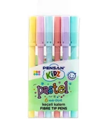 Pensan Keçeli Kalem Pastel 6Lı - 2 paket - 1