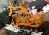 Oyuncak Koleksiyon İş makinaları Kamyon Ekskavatör 25 cm - 4