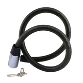 Bisiklet Kilidi 80 cm Halat Zincir Kilit Motosiklet Çelik Kilit Çap 14 Ø  Hırsız Önleme Güvenlik - 6