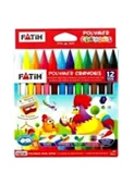 Fatih Mum Boya 12Li Silgi+Kalemtraş Hediyeli Set - 3 set - 1