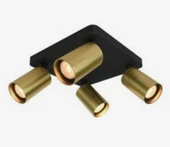 Demet habek mylights paslanmaz usa ram  ampullü  gün ışığı LED ampullü kare hareketli başlıklı  LED spot avize - 1