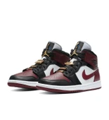 Nike Air Jordan 1 Mid SE Black Dark Beetroot (W) - 2