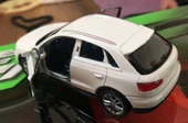 Oyuncak Model Metal Araba 1/36 Çek Bırak Beyaz Audi Q3 Jeep - 2