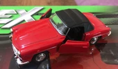 Model Metal Araba 1/36 Çek Bırak 1955 Kırmızı Mercedes Benz 190sl - 1