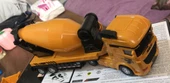 Oyuncak Koleksiyon İş makinaları Mikser Kamyonu Beton Dökücü 25 cm - 2