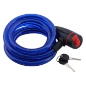 Bisiklet Halat Zincir Kilit 150 cm Motosiklet Çelik Kilit Çap 12 mm Ø  Hırsız Önleme Güvenlik 1 Adet thumbnail 5