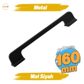 Afra Metal Mat Siyah Kulp 160 mm 16 cm Mobilya Çekmece Mutfak Dolabı Dolap Kapak Kulplar Kulb Kulpu thumbnail 1