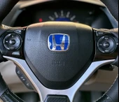 Honda FC5 FB7 FD6 Ies Makyajlı Direksiyon Logosu 5 x 4 cm MAVİ - 6