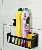Yapışkanlı Plastik Banyo Rafı İkili Banyo Düzenleyici Duş Rafı Organizer Şampuanlık - 5