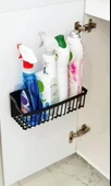 Yapışkanlı Plastik Banyo Rafı İkili Banyo Düzenleyici Duş Rafı Organizer Şampuanlık - 7