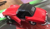 Model Metal Araba 1/36 Çek Bırak 1955 Kırmızı Mercedes Benz 190sl - 4