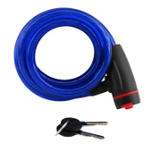 Bisiklet Halat Zincir Kilit 150 cm Motosiklet Çelik Kilit Çap 12 mm Ø  Hırsız Önleme Güvenlik 1 Adet thumbnail 6