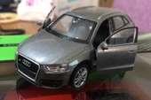 Oyuncak Model Metal Araba 1/36 Çek Bırak Gri Audi Q3 Jeep - 1