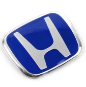 Honda FC5 FB7 FD6 Ies Makyajlı Direksiyon Logosu 5 x 4 cm MAVİ - 1