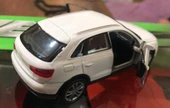 Oyuncak Model Metal Araba 1/36 Çek Bırak Beyaz Audi Q3 Jeep - 3