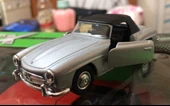 Model Metal Araba 1/36 Çek Bırak 1955 Gri Mercedes Benz 190sl - 2