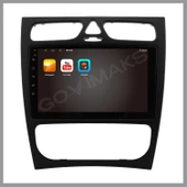 MERCEDES W209 CLK SİYAH 2002-2004 UYUMLU 2 GB RAM 32 GB HAFIZA ANDROID MULTIMEDIA TEYP thumbnail 6