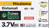 SGS5428 Lazer Hizalama Distomat Şakül 5 Yeşil Çizgi - 3