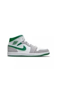 Nike Air Jordan 1 Mid Grey Green Dc7294-103 Erkek Basketbol Ayakkabısı - 1