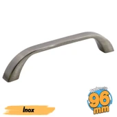 Göksu (96 mm - 9.6 cm) İnox Metal Mobilya Mutfak Çekmece Dolap Dolabı Kapak Kulbu Kulpu Kulpları thumbnail 1