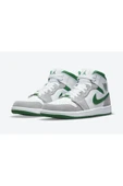 Nike Air Jordan 1 Mid Grey Green Dc7294-103 Erkek Basketbol Ayakkabısı - 2