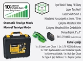 SGS5428 Lazer Hizalama Distomat Şakül 5 Yeşil Çizgi - 2
