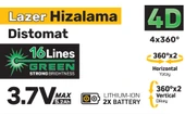 SGS5429 Lazer Hizalama Distomat Şakül 16 Yeşil Çizgi - 3