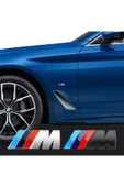 BMW YAN ÇAMURLUK VE BAGAJ ABS MALZEME M LOGO ROZET AMBLEM (4,5 MM - 1,5 MM GÜMÜŞ) thumbnail 5