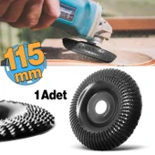 Ahşap Taşlama Makine Uyumlu Törpüleme Oyma Eğe Diski Ahşap Kesici Kesme 115 mm Oyuk Açma Testeresi thumbnail 1