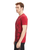 Galatasaray Orijinal Lisanslı Aslan Baskılı T-Shirt + Şal Kaşkol Set Hediyelik Ahşap Kutulu - 8