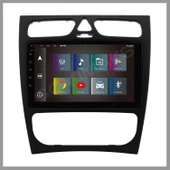 MERCEDES W203 CLK SİYAH 2002-2004 UYUMLU 4 GB RAM 64 GB HAFIZA ANDROID MULTIMEDIA TEYP thumbnail 2