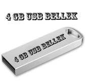 4GB USB BELLEK METAL PROMOSYON ÜRÜNÜDÜR - 1