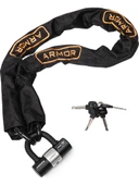 Armor 812 MV Military Serisi Çelik Zincir 1.20mt 12mm+Ubar Kilit - 1