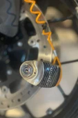 Armor 610 MVA 10 mm Alarmlı Çelik Disk Kilit Motorsiklet Kilidi+Hatırlatma Kablosu - 6