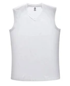 1 Adet Erkek Büyük Beden 105 Kilo - 165 Kilo Arası İçin Uygun Redzone V Yaka Sıfır Kol Fanila Atlet - 2