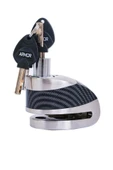 Armor 610 MVA 10 mm Alarmlı Çelik Disk Kilit Motorsiklet Kilidi+Hatırlatma Kablosu - 2