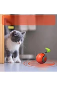 Otomatik Hareketli Top Kedi Oyuncağı Usb Şarjlı Akıllı Oyun Topu Hızlı Yuvarlanan Kuyuklu Oyuncak - 4