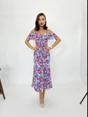 6410 ELBİSE-PEMBE thumbnail 2