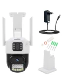 O-Kam 6015 WİFİ 6MP DUAL LENS ( SABİT + HAREKETLİ ) GECE GÖRÜŞ KİŞİ TAKİBİ SESLİ TÜRKÇE AKILLI KAMERA - 5