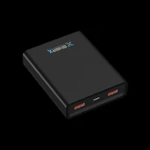 eNeRX Powerbank 10000 mAh 2.1 Amper ENR-P10C Siyah - 2