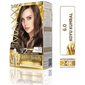 MAXX DELUXE GOLDEN BEAUTY 6 0 Koyu Kumral Set Boya 2 li Kutu - 3