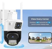 O-Kam 6015 WİFİ 6MP DUAL LENS ( SABİT + HAREKETLİ ) GECE GÖRÜŞ KİŞİ TAKİBİ SESLİ TÜRKÇE AKILLI KAMERA - 6