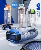 Shotay Sport Su Matarası Tritan Beyaz 800Ml - 4